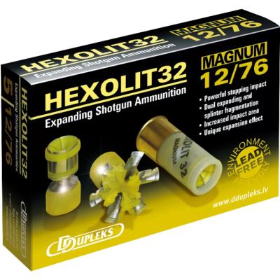 Подкалибрени бренекета Dupleks Hexolit 32 Magnum - кал. 12, 32 гр.