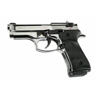 Предупредително и сигнално оръжие Ekol Jackal Dual Compact - полиран хром