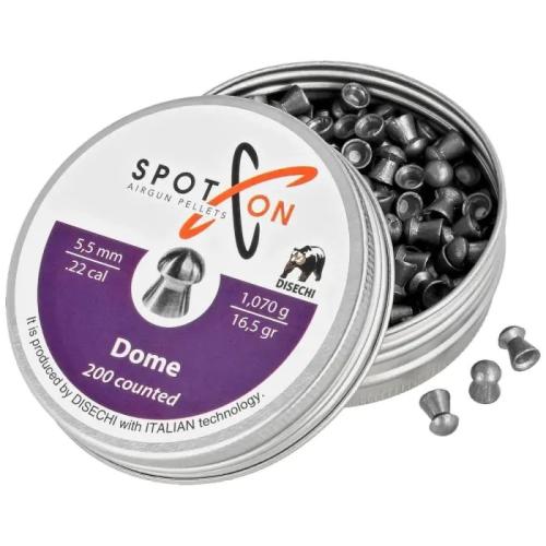 Сачми Spoton 5.5mm Dome 1.070g 200бр Сачми Spoton 5.5mm Dome 1.070g 200бр