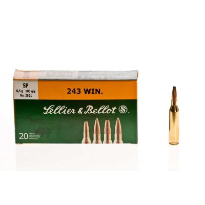Sellier -and- Bellot .243 Win. SP 100 gr.