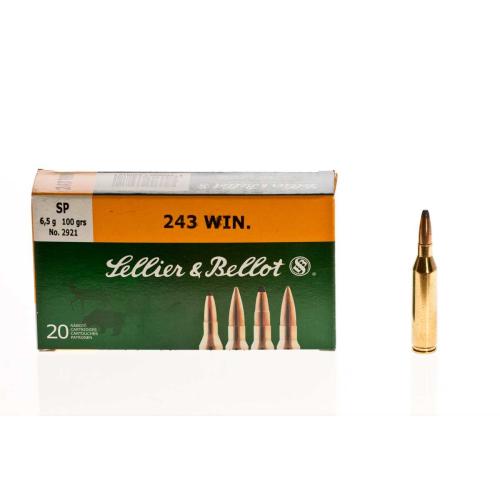 Sellier -and- Bellot .243 Win. SP 100 gr.