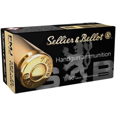Sellier-and-Bellot Tokarev FMJ  7,62х25  5.5g
