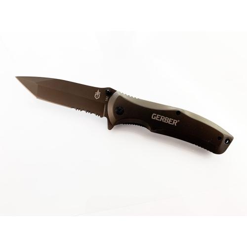 Сгъваем нож Bear Grylls Gerber 342 метален с иноксово покритие Tanto Сгъваем нож Bear Grylls Gerber 342 метален с иноксово покритие Tanto