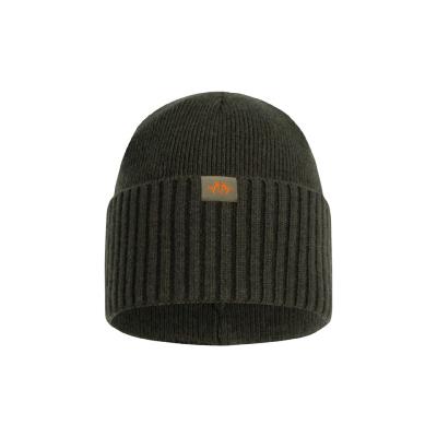 Шапка Blaser Rib Bob Beanie Dark Olive