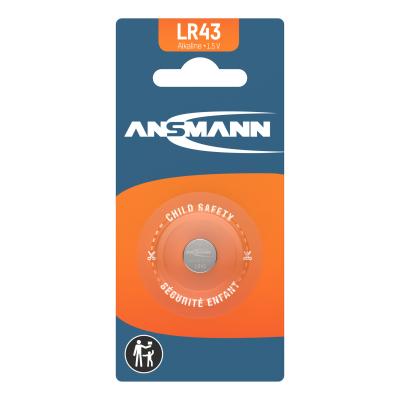 Специална алкална батерия LR43, 1.5V ANSMANN