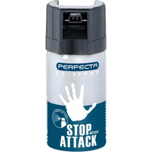 Спрей за самозащита Perfecta Stop Attack CS - 40 мл /конусна струя/