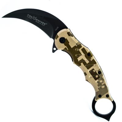 Стоманен сгъваем нож FOX KNIFE FA33 - KARAMBIT