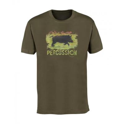 Тениска Percussion - Silkscreen-printed, с апликация на диво прасе