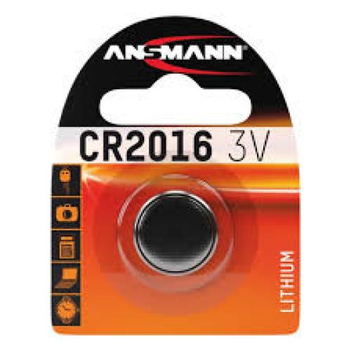 Универсална литиева батерия 3V CR 2016 ANSMANN Универсална литиева батерия 3V CR 2016 ANSMANN